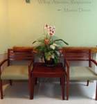 Coquina corridor sitting area